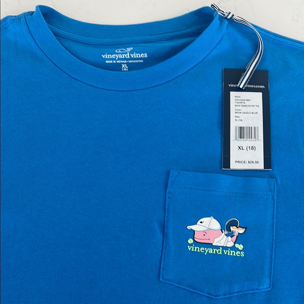 Vineyard Vines Blue Long Sleeve Tee